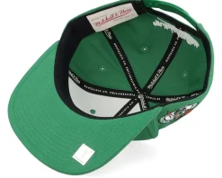 Boston Celtics Double Up Green Snapback - Mitchell & Ness