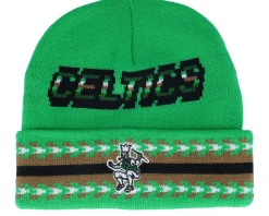 Boston Celtics Game On Knit Green Cuff - Mitchell & Ness