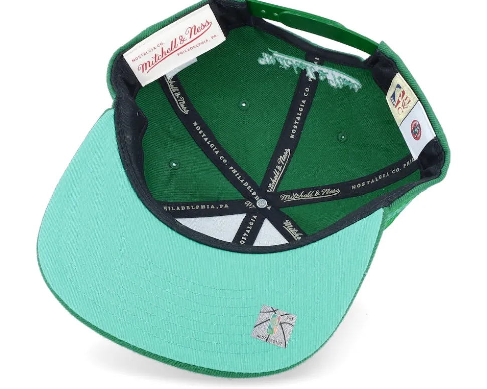 Boston Celtics Monochromatic Green Snapback - Mitchell & Ness