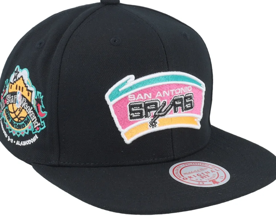 Boston Celtics Neon Tropical Black Trucker - Mitchell & Ness