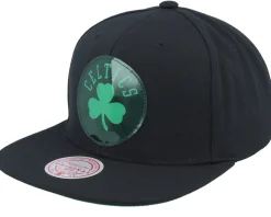 Boston Celtics Now You See Me Black Snapback - Mitchell & Ness