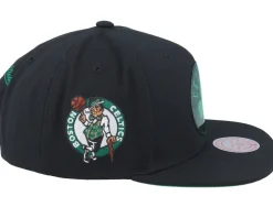 Boston Celtics Now You See Me Black Snapback - Mitchell & Ness