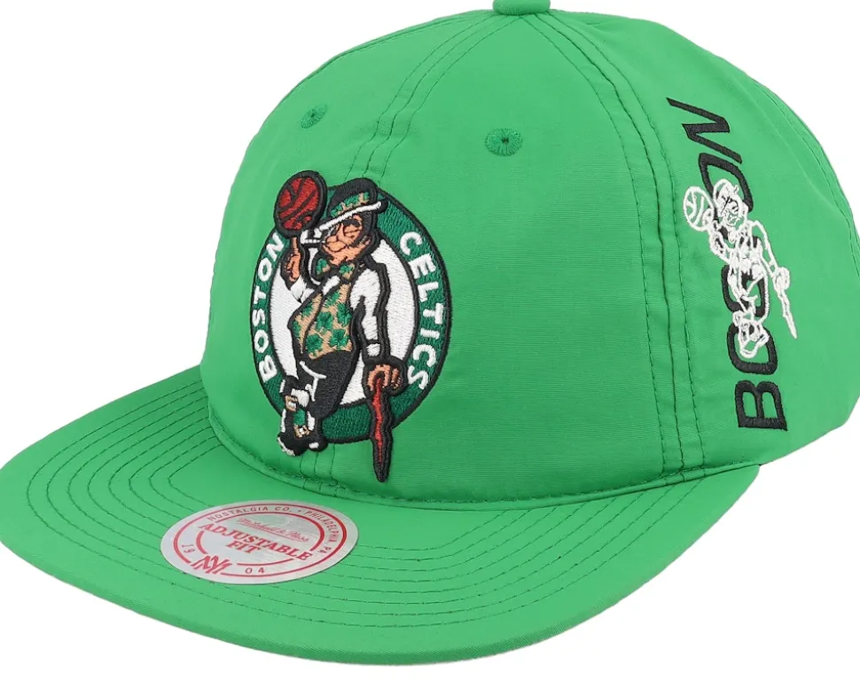 Boston Celtics Nylon Szn Deadstock Green Snapback - Mitchell & Ness
