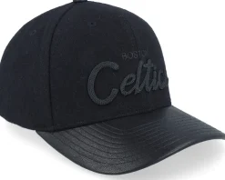 Boston Celtics Out Wool Pro Black Adjustable - Mitchell & Ness