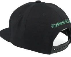 Boston Celtics Paint By Number Black Snapback - Mitchell & Ness