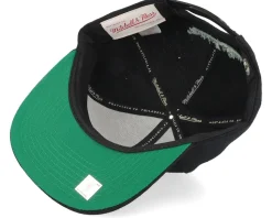 Boston Celtics Paint By Number Black Snapback - Mitchell & Ness