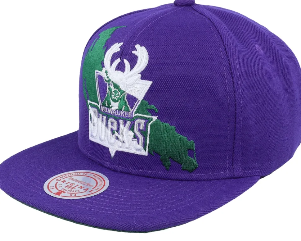 Boston Celtics Paint By Number Black Snapback - Mitchell & Ness