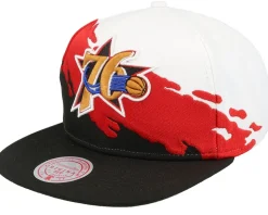 Boston Celtics Paintbrush White/Green Snapback - Mitchell & Ness