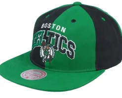 Boston Celtics Pinwheel Of Fortune Green/Black Snapback - Mitchell & Ness