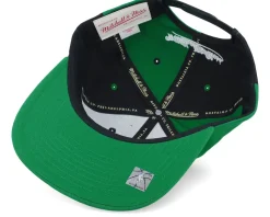 Boston Celtics Pinwheel Of Fortune Green/Black Snapback - Mitchell & Ness