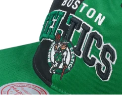 Boston Celtics Pinwheel Of Fortune Green/Black Snapback - Mitchell & Ness