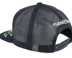 Boston Celtics Recharge Black Trucker - Mitchell & Ness