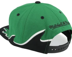 Boston Celtics Rising Tide Green Snapback - Mitchell & Ness