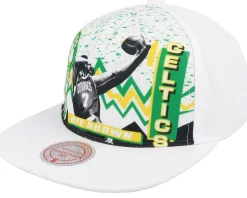 Boston Celtics 90's Playa Dee Brown White Snapback - Mitchell & Ness