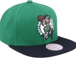 Boston Celtics Team 2 Tone 2.0 Green/Black Snapback - Mitchell & Ness