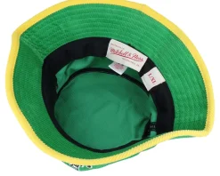 Boston Celtics Team Cord Green Bucket - Mitchell & Ness