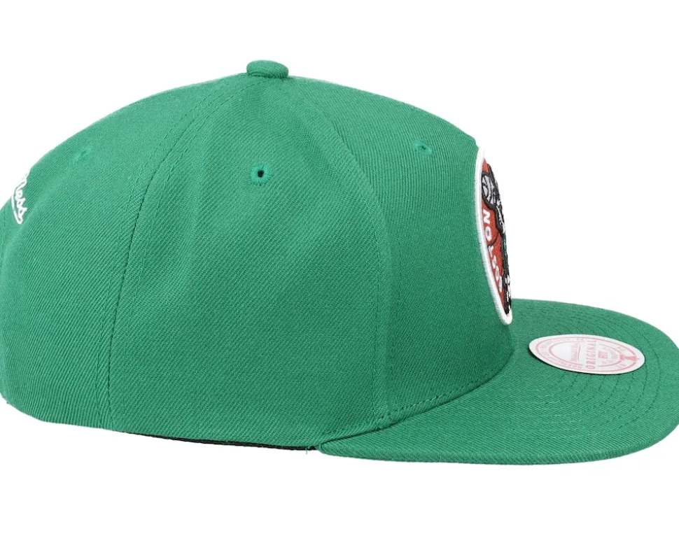 Boston Celtics Team Ground 2.0 Green Snapback - Mitchell & Ness