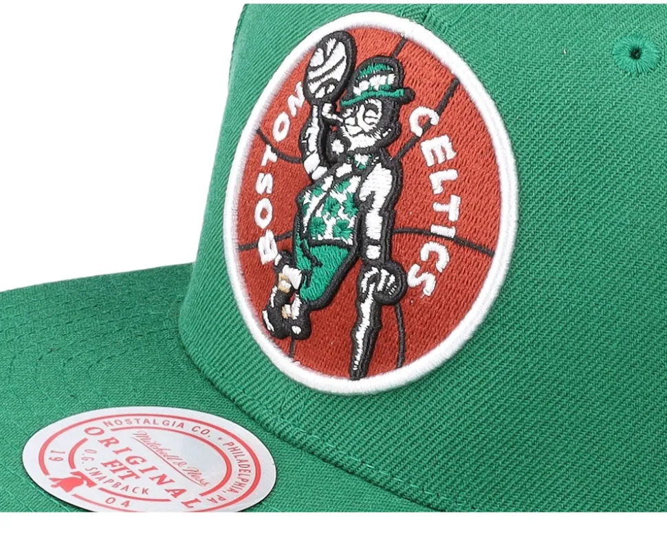 Boston Celtics Team Ground 2.0 Green Snapback - Mitchell & Ness