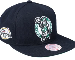 Boston Celtics Top Spot Black Snapback - Mitchell & Ness