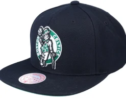 Boston Celtics Top Spot Black Snapback - Mitchell & Ness