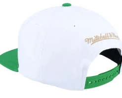 Boston Celtics Waverunner White/Green Snapback - Mitchell & Ness