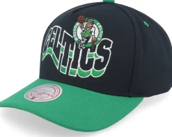 Boston Celtics Wavy Pro Black/Green Adjustable - Mitchell & Ness
