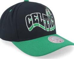 Boston Celtics Wavy Pro Black/Green Adjustable - Mitchell & Ness