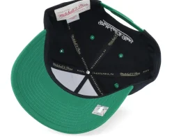 Boston Celtics Wavy Pro Black/Green Adjustable - Mitchell & Ness
