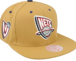 Boston Celtics Wheat Tc Tan Snapback - Mitchell & Ness