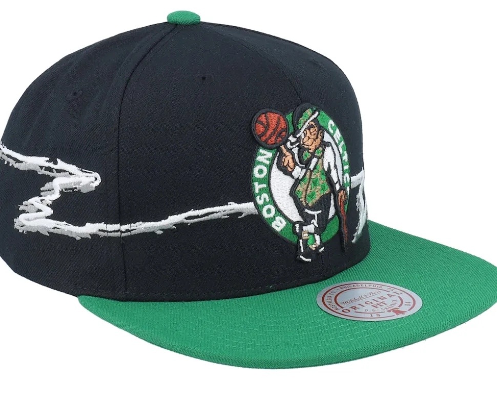 Boston Celtics Xlife Line Black/Green Snapback - Mitchell & Ness