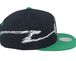 Boston Celtics Xlife Line Black/Green Snapback - Mitchell & Ness