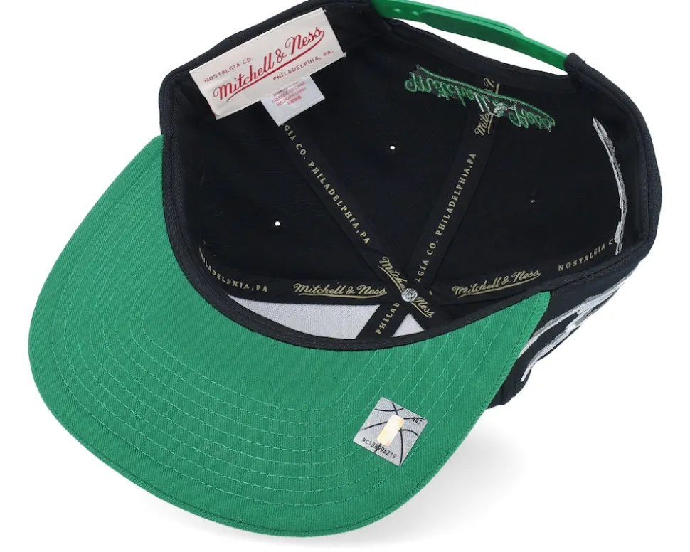 Boston Celtics Xlife Line Black/Green Snapback - Mitchell & Ness