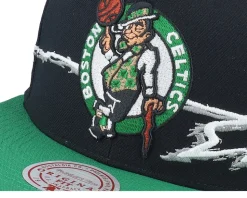 Boston Celtics Xlife Line Black/Green Snapback - Mitchell & Ness