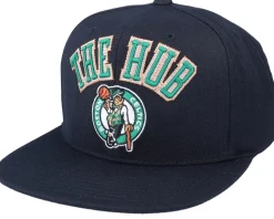 Boston Celtics ZZ Black Snapback - Mitchell & Ness