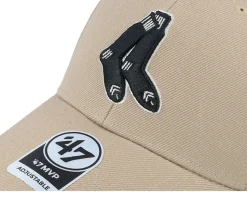 Boston Red Sox Cooperstown Mvp Khaki Adjustable - 47 Brand