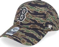 Boston Red Sox Drop Zone Mvp Tiger Camo Adjustable - 47 Brand