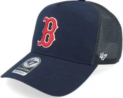 Boston Red Sox Mesh Hitch Navy A-Frame Trucker - 47 Brand