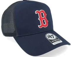 Boston Red Sox Mesh Hitch Navy A-Frame Trucker - 47 Brand