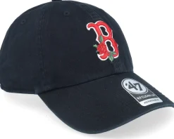 Boston Red Sox Thorn Clean Up Black Dad Cap - 47 Brand