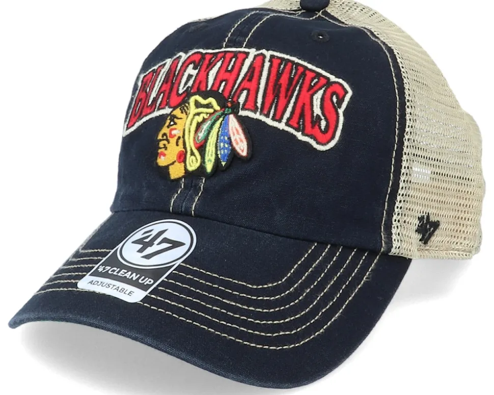 Boston Red Sox Tuscaloosa Clean Up Vintage Navy Trucker - 47 Brand