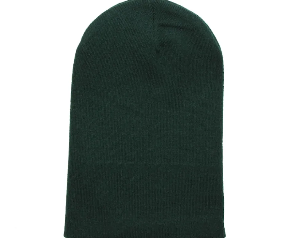 Bottle Green Cuff Blank Beanie - Beechfield