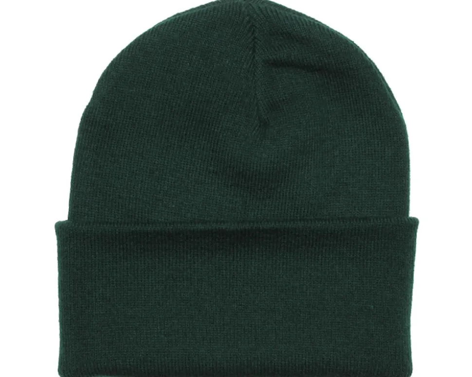 Bottle Green Cuff Blank Beanie - Beechfield