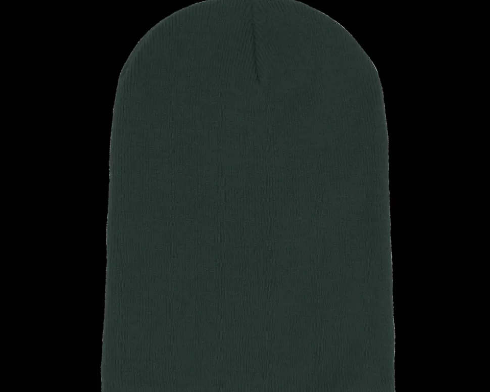Bottle Green Long Blank Beanie - Beechfield