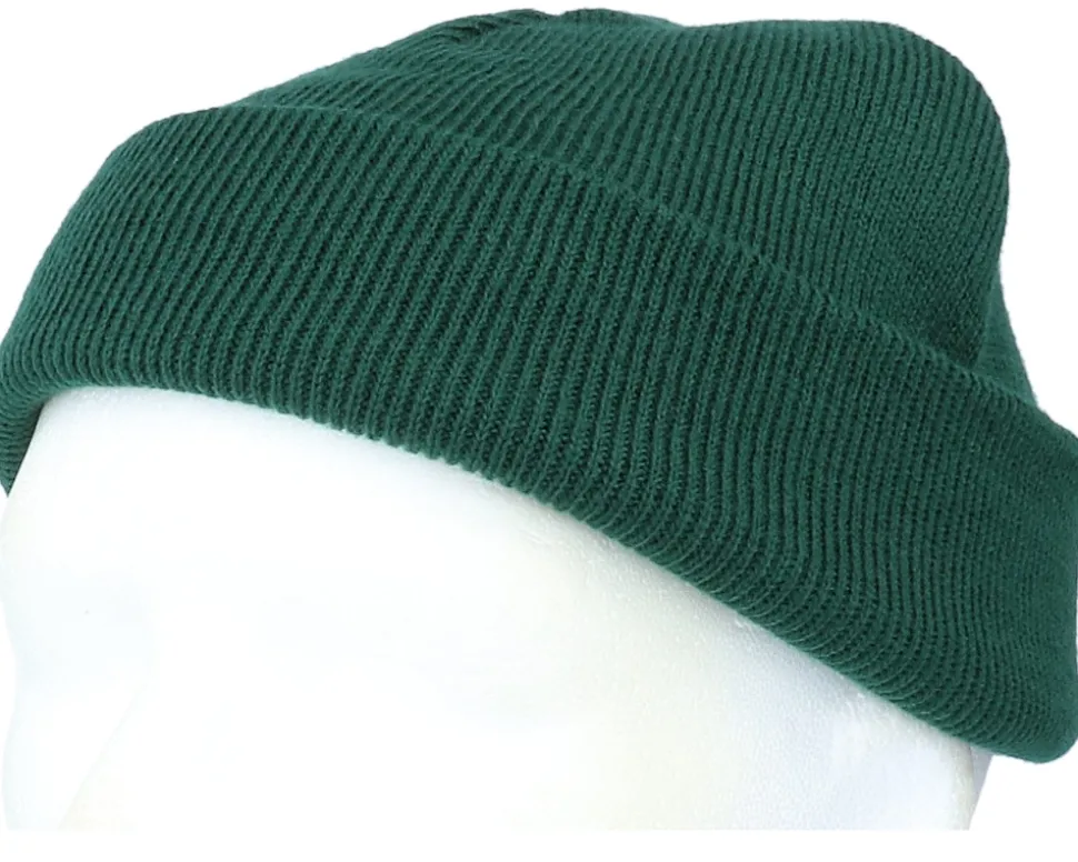 Bottle Green Short Blank Beanie - Beechfield