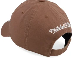 Bouble Los Angeles Brown/Pink Dad Cap - Mitchell & Ness