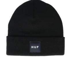 Box Logo Beanie Black Cuff - HUF