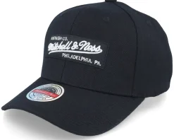 Box Logo Black Adjustable - Mitchell & Ness