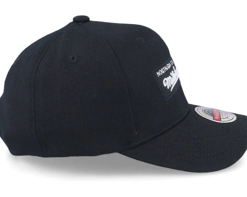 Box Logo Black Adjustable - Mitchell & Ness
