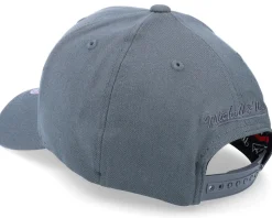 Box Logo Charcoal Grey Adjustable - Mitchell & Ness