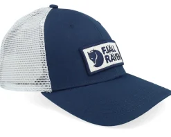 Box Logo Långtradarkeps Navy/White Trucker - Fjällräven